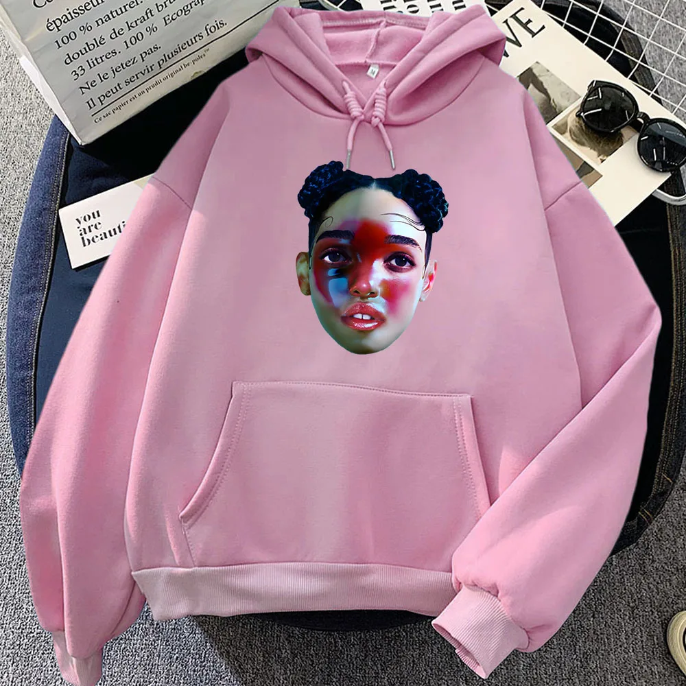 EUSEXUA-Sweats à capuche à col rond pour femmes et hommes, Singer FKA Twigs Graphic PVD, Vêtements pour femmes, Nouveau, 2024