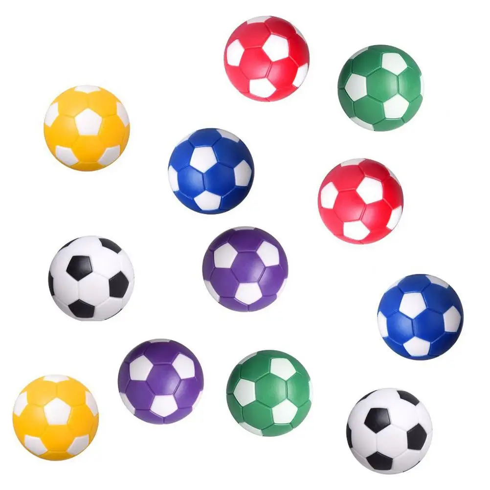 6 Pcs Football Table Accessories Tables Small Mini Balls Soccer Foosballs Replacement