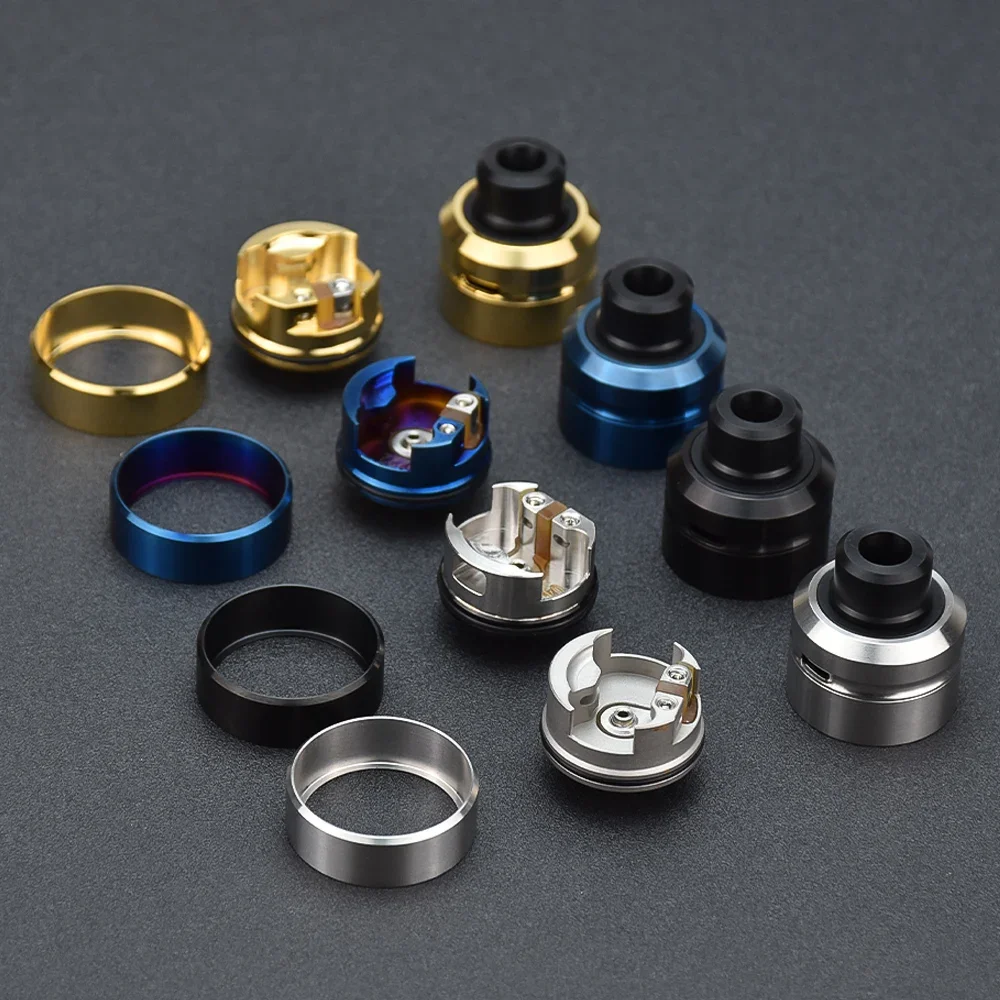 Wolfcoolvape Daywon V2 RDA 22mm MTL Single Coil Rebuildable Atomizer Squonk BF Pin Dripper Tank for Vape Box Mods