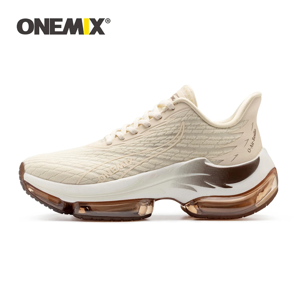 ONEMIX 2024 Nowe buty do biegania dla mężczyzn Air Cushion Athletic Couple Trainers Sportowe buty do biegania dla kobiet na zewnątrz Trampki do chodzenia