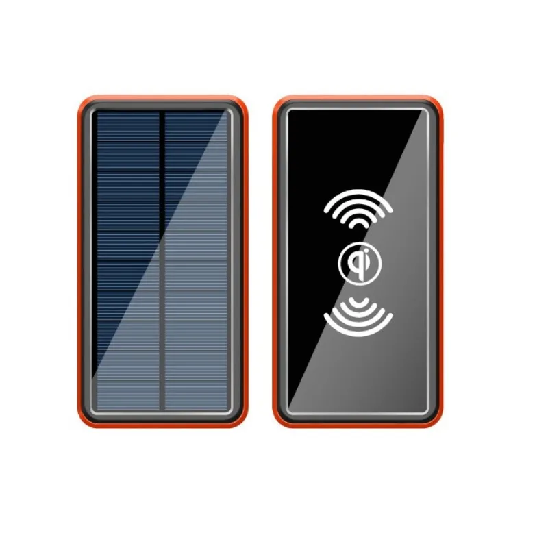 Solar Power Bank 50000mAh Portable Charger External Battery Pack Wireless Powerbank 30000 mah For iPhone Xiaomi Samsung Huawei