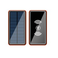 Solar Power Bank 50000mAh Portable Charger External Battery Pack Wireless Powerbank 30000 mah For iPhone Xiaomi Samsung Huawei