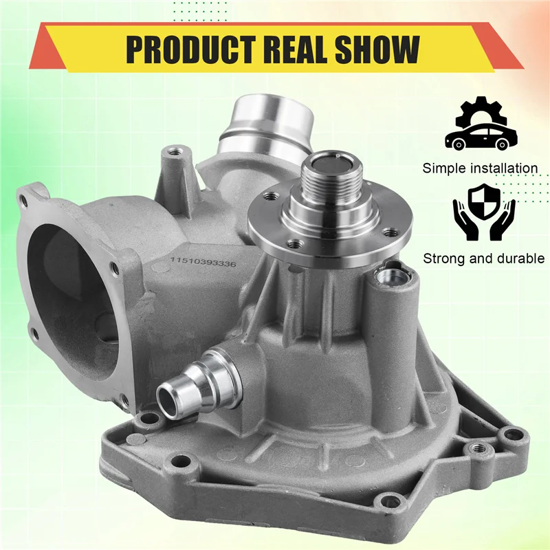Pompe à eau de refroidissement de moteur de voiture, A03Z-11511713266, pour BMW 540I E39 1999-2003 740I 740Il E38 X5 E53 E52 11510393336 11511171266