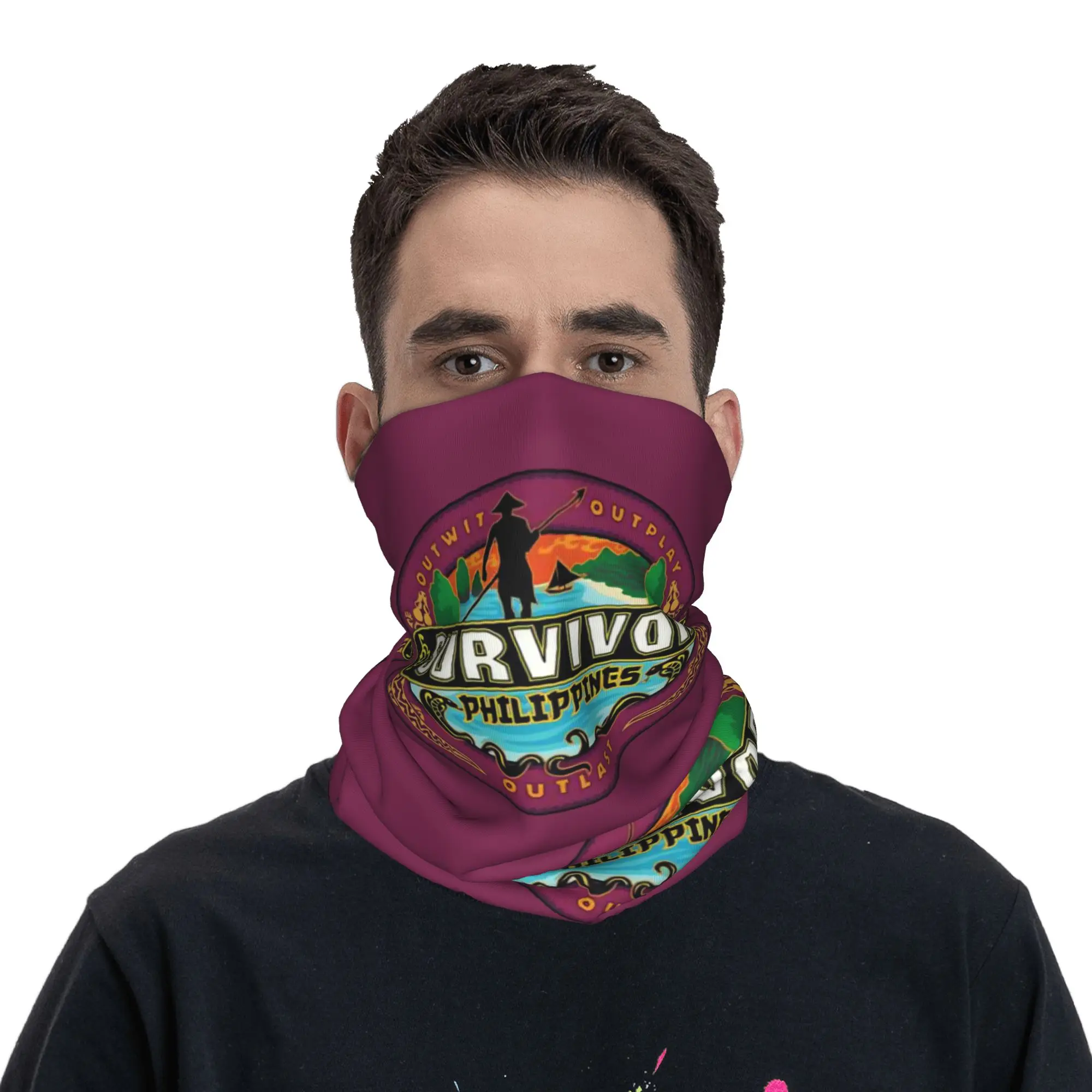 

S-Survivors Bandana Neck Gaiter Printed Philippines Mask Scarf Multi-use Headwear Cycling Unisex Adult Washable