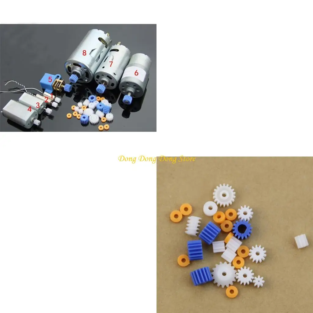 

16 Kinds Shaft Gears Spindle Gears Gear-B 2MM 2.3MM 3MM 3.17MM 4MM Worm Plastic