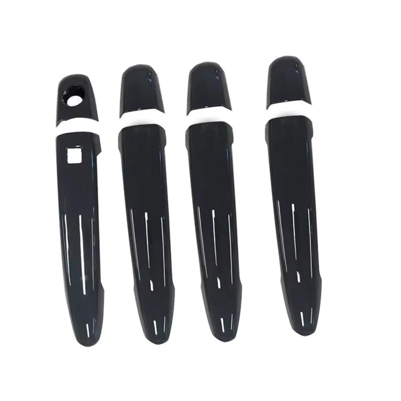 For Toyota Alphard 10 Series 2002 2003 2004 2005 2006 2007 2008 Piano Black Door Handle Bowl Sticker Cover