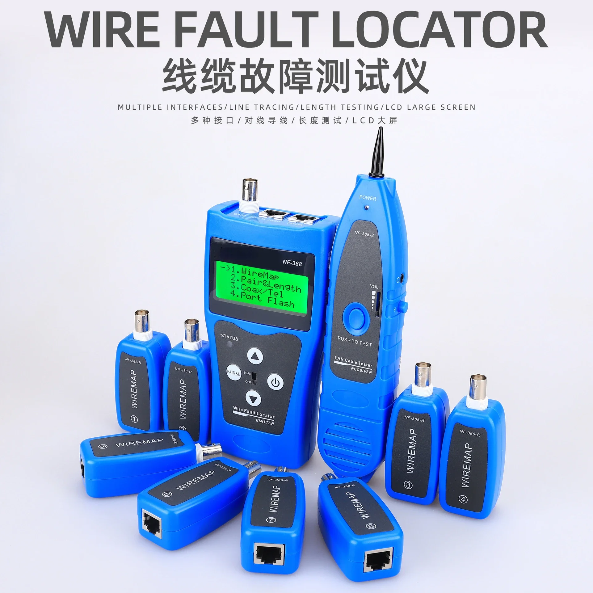 Network Line Selector Network Cable Tester Line Finder Network Cable Tester Length Breakpoint Tester