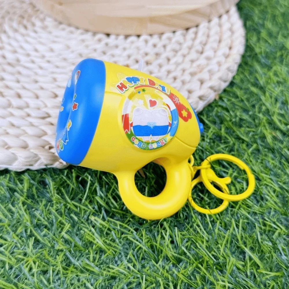 새로운 귀여운 카피바라 미니 스피커 키체인 만화 루프 플레이 녹음기 키링 플라스틱 음성 변조기 핸드백 장식 창의적인 선물