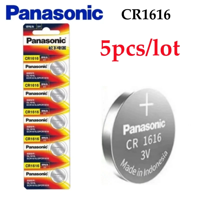 5-30pcs Original Panasonic 3V CR1616 CR 1616 Button Batteries Cell Coin Lithium Battery For Watch Electronic Toy Calculators