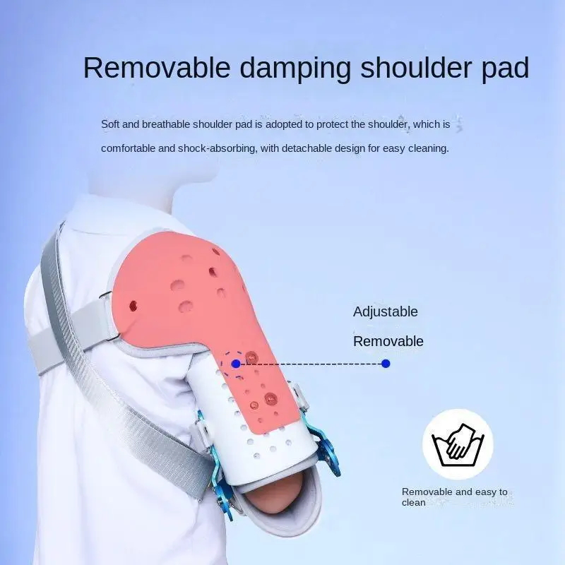 Children Adjustable Elbow Joint Fixed Support Fracture Injury Rehabilitation Protector Arm Forearm Sling Brace