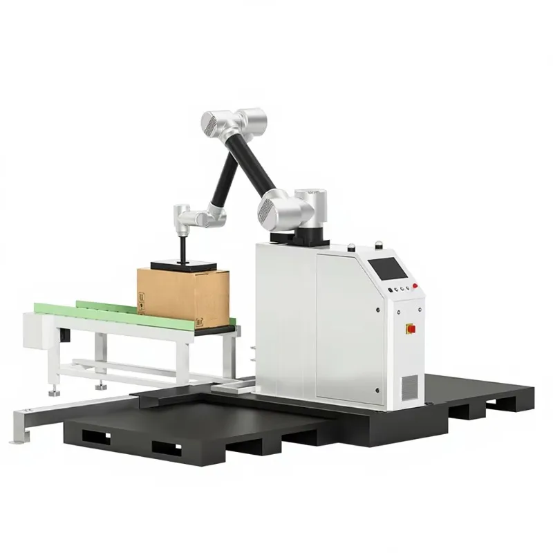 FOB Full-Automatic High-Speed Precision Palletizing Machine Gripper Assembly Line Carton Handling Robot Arm Cooperative System