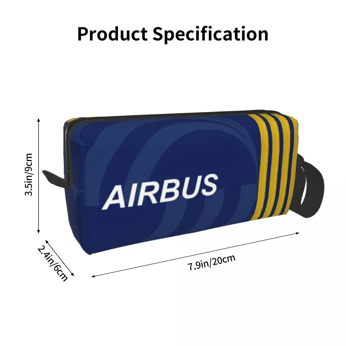 Custom Airbus Fighter Pilot Travel Cosmetic Bag Women Aviation Airplane Toiletry Makeup Organizer Lady Beauty Storage Dopp Kit