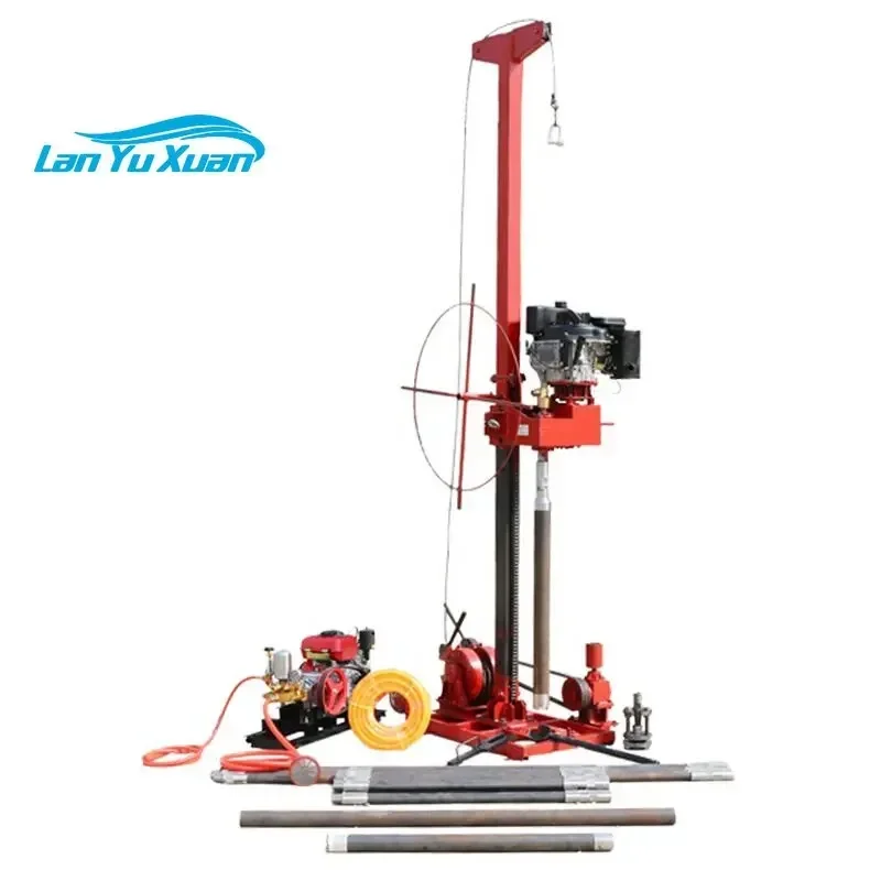 Peiqi Geotechnical Exploration آلة اختبار التربة المحمولة 50 متر SPT Ding Rig للبيع بسعر منخفض #5