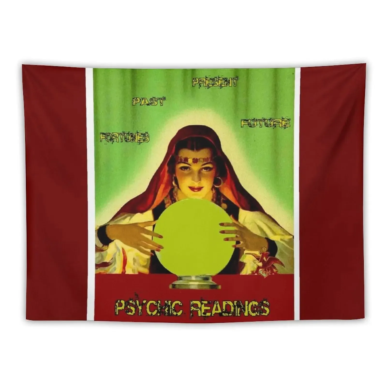 PSYCHIC READINGS: Gypsy Fortune Teller Print Tapestry Home Decorations Wallpaper Bedroom Things To The Room Tapestry