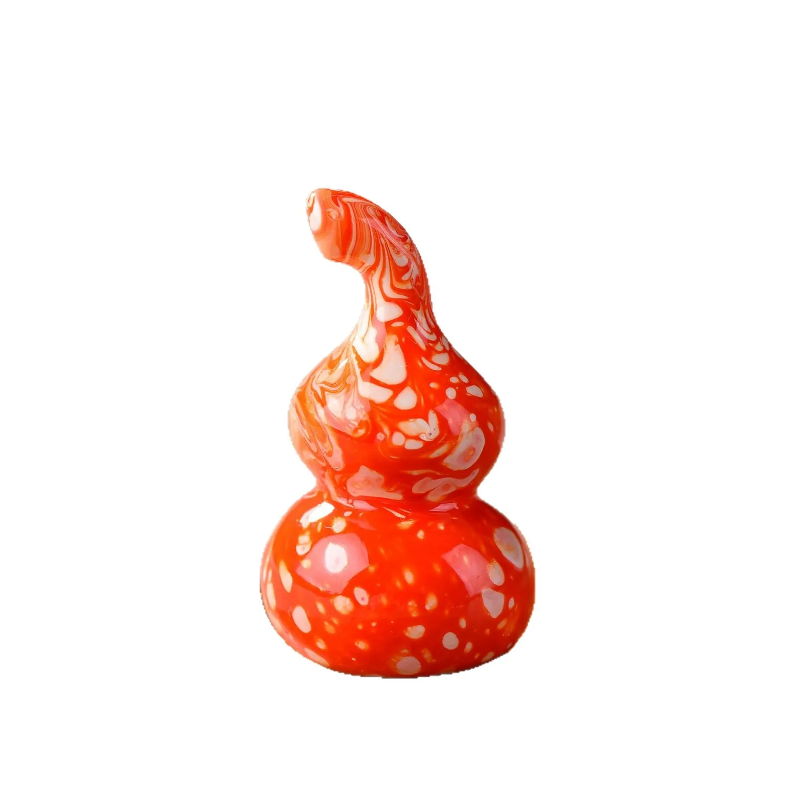 Lacquer Craft Lucky Gourd Pendant Red Gold Cloud Pattern Tassel Charm Car Phone Bag Key Hanging Ornament Decor Gift