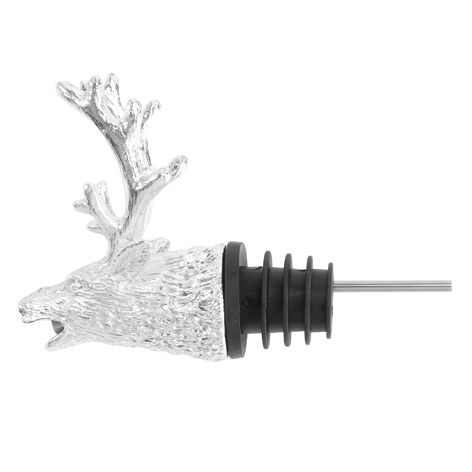 Deer Head Pourer and Stopper Aerator Decanter Stag with Silicone Rubber stoppers bottle stopper