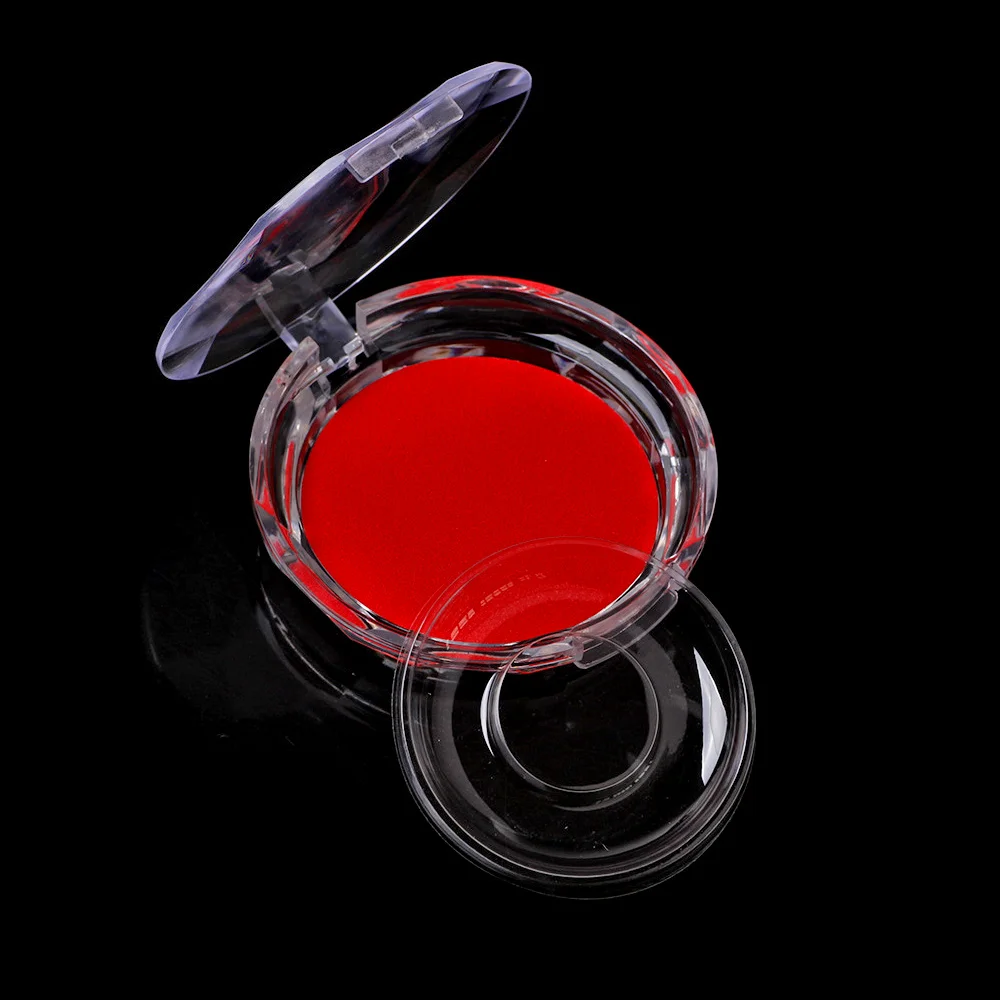 Custodia rotonda per ciglia finte Contenitore per trucco Organizzatore Scatola vuota per imballaggio ciglia Scatola magnetica professionale per ciglia da donna