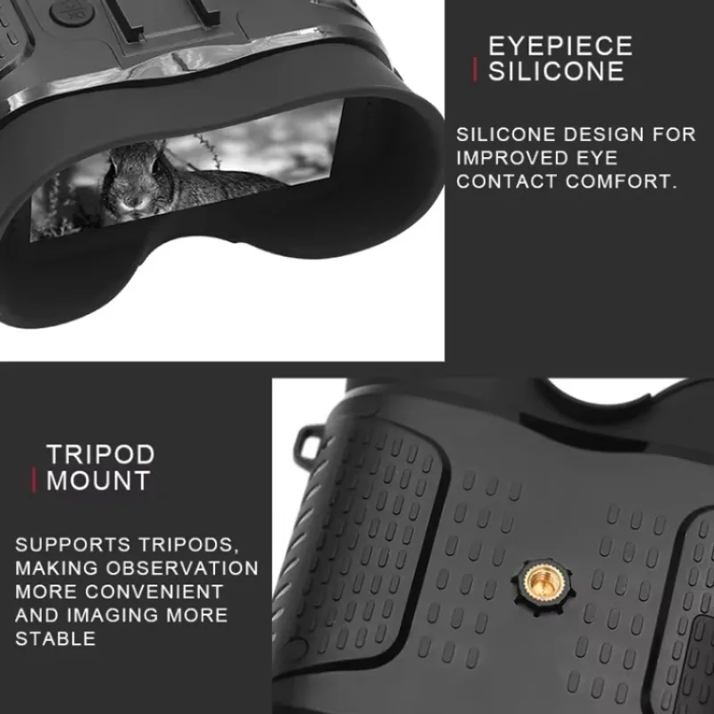 Outdoor Consumentenelektronica NV8160 Op het hoofd gemonteerde nachtzicht Digitale verrekijker Infrarood nachtzichttelescoop Verrekijker