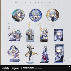 Sunsyea Official Honkai Star Rail Merch From miHoYo Sunday Series Badge Keychain Acrylic Stand Ornament Colored Board