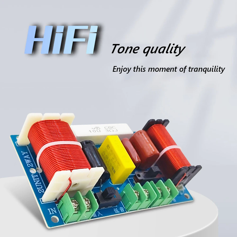 250 W 2-Wege-Lautsprecher Audio Frequenzteiler 2500–3000 Hz Audio HiFi Filter Platine Heimkino Audio Modifikation