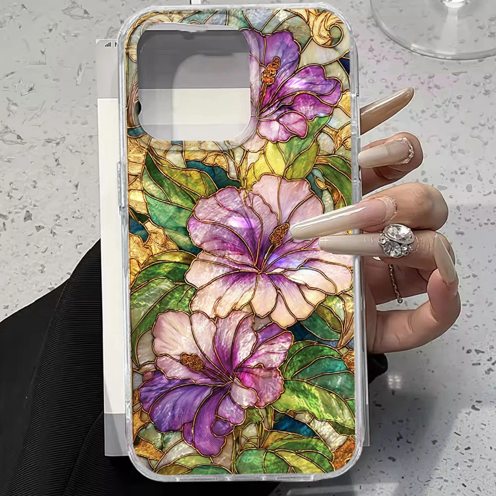 Rosa Trompetenblumen-Handyhülle für Honor 400 200 Smart Pro Magic7 6 5 70 Lite X9a X9c X9b X8b X8a X8c X7c X7b X6c X6b X6 Cover – Detail 2