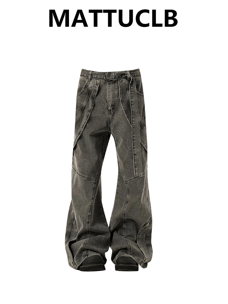 

Autumn Winter Women Grunge Tomboy Low Waisted Cargo Flare Denim Pants Japanese Abi Y2k Harajuku Bell-Bottom Jeans Goblin Core