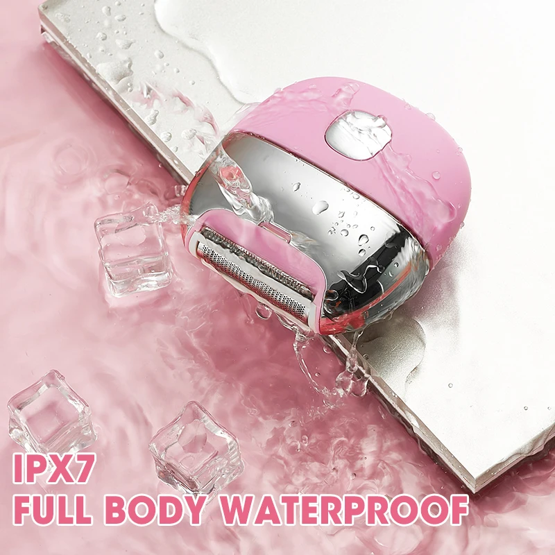 ماكينة حلاقة كهربائية للنساء ماكينة تشذيب بيكيني قابلة للشحن ماكينة حلاقة نسائية لإزالة شعر الجسم للساقين تحت الإبط والأذرع