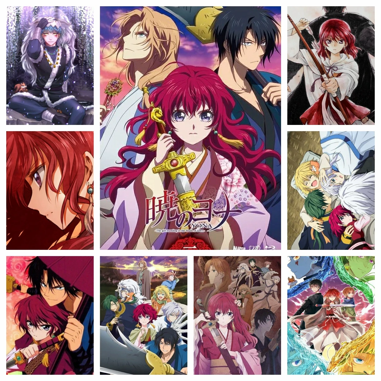 2024 New Yona Of The Dawn Diamond Painting Cartoon Japan Anime 5D DIY Full Embroidery Cross Stitch Mosaic Art Home Decoration
