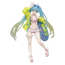 Judai Original Taito VOCALOID Hatsune Miku Bikini Summer Beach Swimsuit Ver PVC Action Figure Model Doll Toys