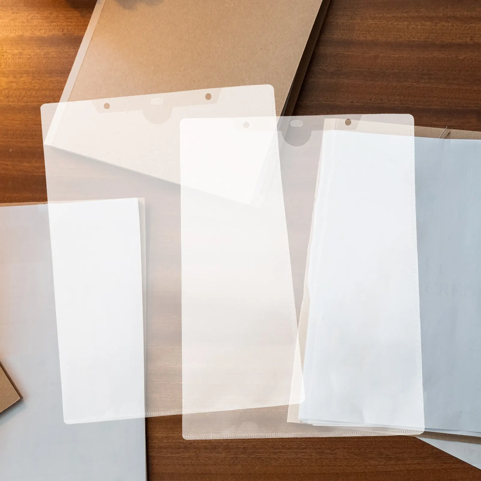 

10 шт. прозрачных папок-конвертов из полипропилена, подвесной органайзер для документов, портативная сумка для хранения бумаг, для офиса и учебы, прозрачный контейнер для файлов