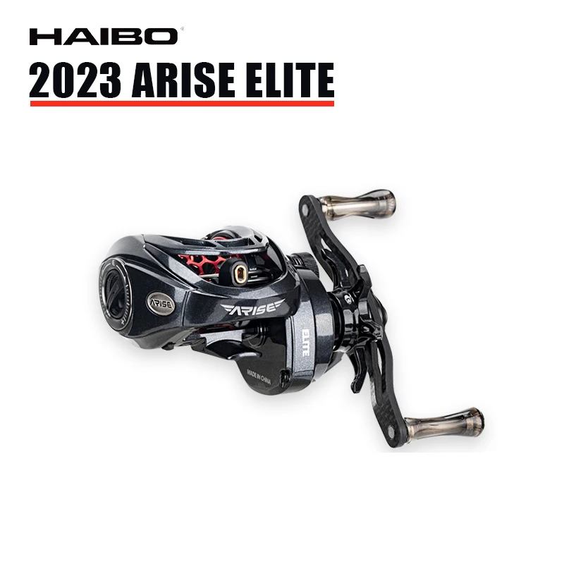 Haibo 23 NEW ARISE AIR/ELITE AMC+ Baitcasting Fishing Reel Carbon Fiber HandIe 11B+1RB Carretilha De Pesca Long Casting