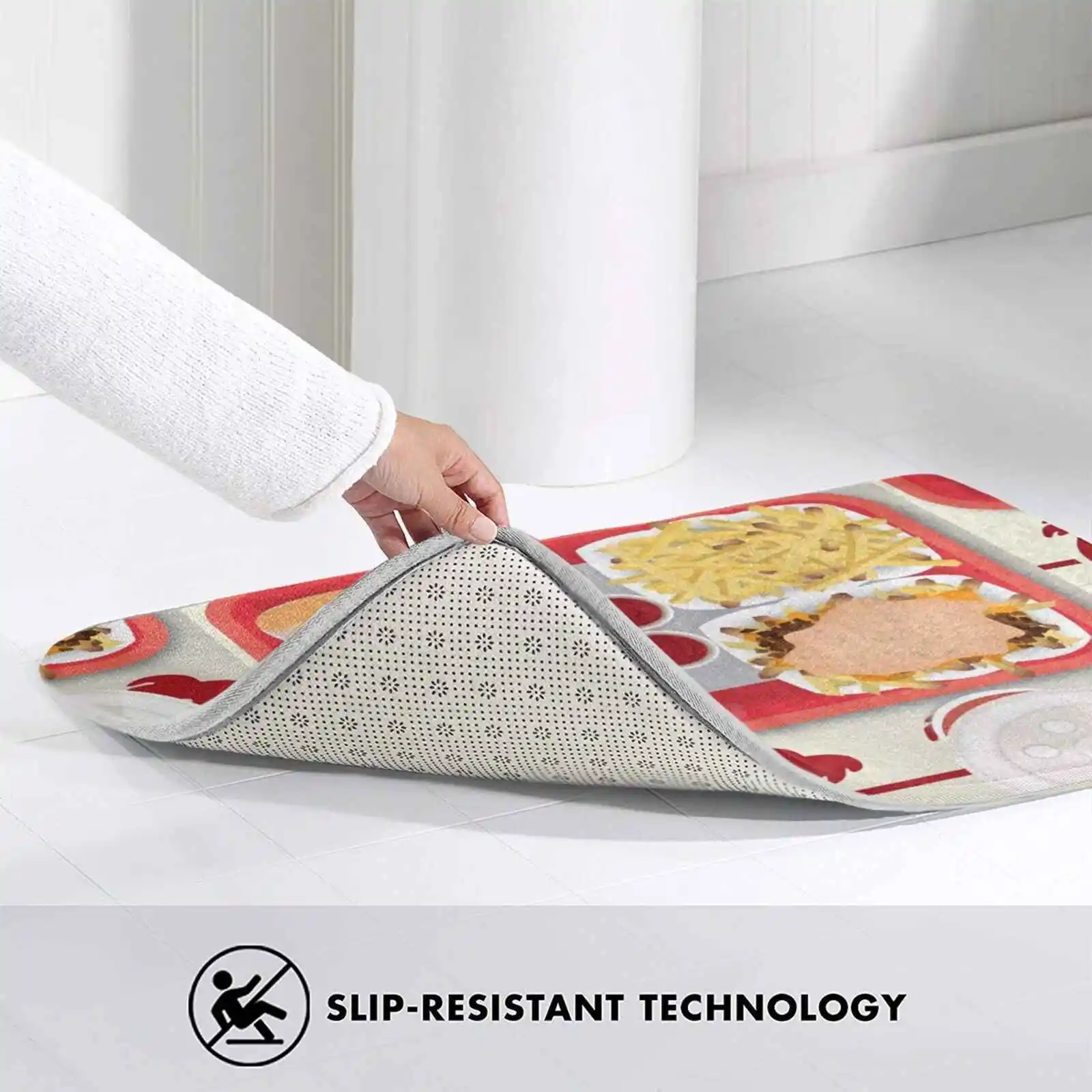 تي شيرت In N Out تي شيرت قطني همبرغر In N Out Cheeseburger البطاطس المقلية فراي الوجبات السريعة لذيذ لذيذ برجر أحمر وبليطس #6