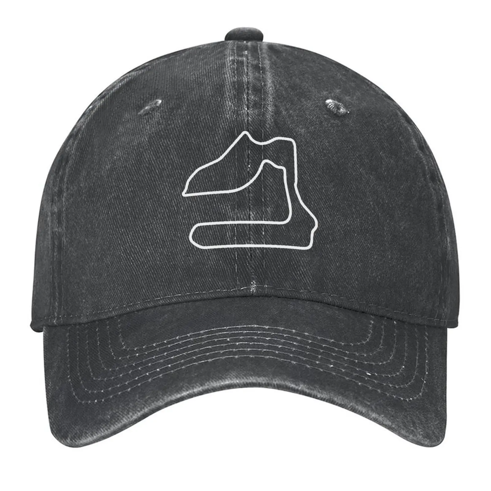 

Sebring International Raceway [outline] Baseball Cap custom Hat Golf Bobble Hat Trucker Hat Female Men's