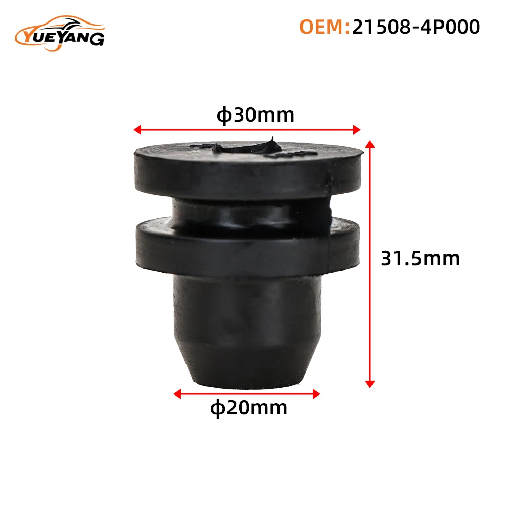 YUEYANG 21508-4P000 Lower Radiator Mounting Support Bushing for Nissan 350Z for Infiniti EX35 EX37 RUBBER-MOUNTING,RADIATOR