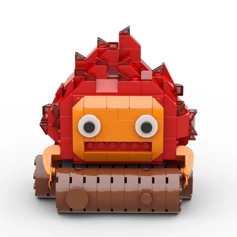 MOC Giappone Anime Figure Calcifer Flame Son House Building Blocks Kit Howl Moving Castle Modello FAI DA TE Per Bambini Puzzle Giocattoli Regalo Di Compleanno