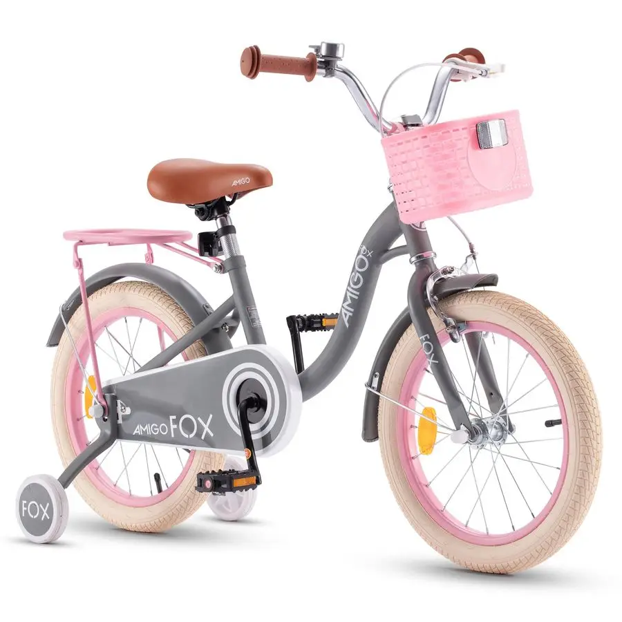 

Princess Girls Kids Bike 12 14 16 18 20 Inch Children Bicycle with Basket for Age 312 Years