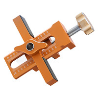 Cabinet Door Mounting Jig Installation Positioner Adjustable Aluminium Alloy Woodworking Leveler with Rebounder Hole