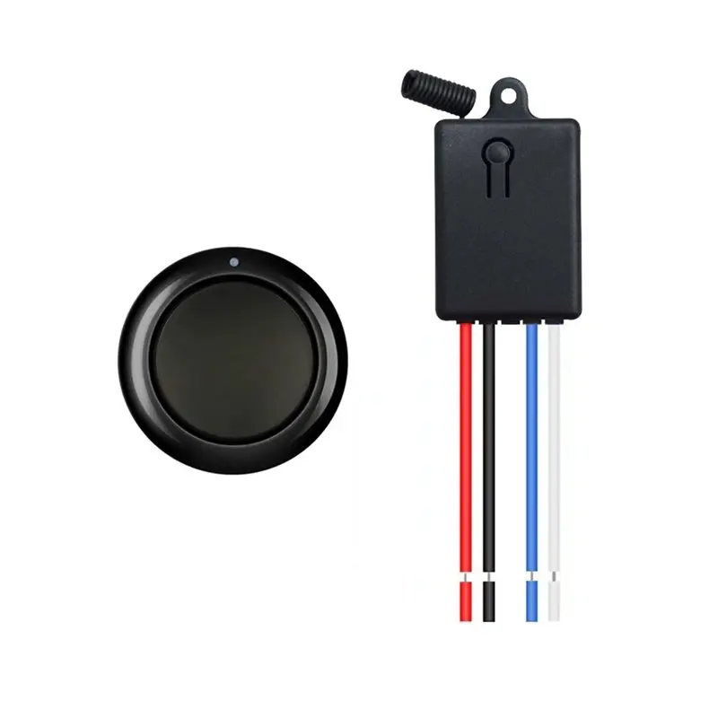 Classic-DC 5-60V 10A 433Mhz RIF Wireless Relay Controller Switch For Smart Home Automation Transmitter For Smart Signal Adapter