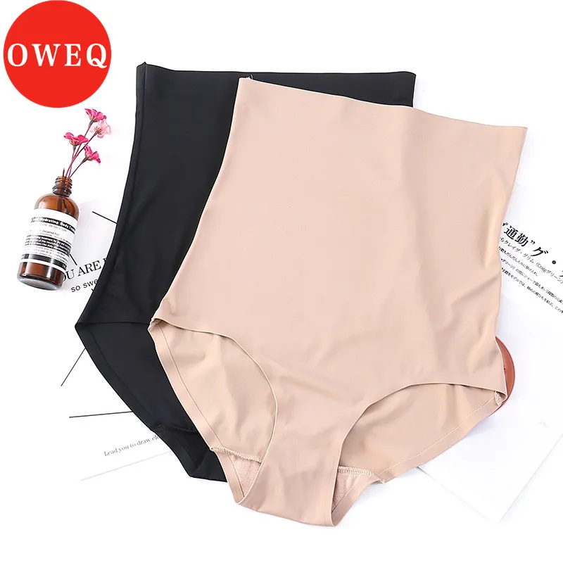 

OWEQ Seamless High Waist Women Hip Lift Panties S M L XL Tummy Control Shapewear Comfortable Shaping Boyshort Breifs