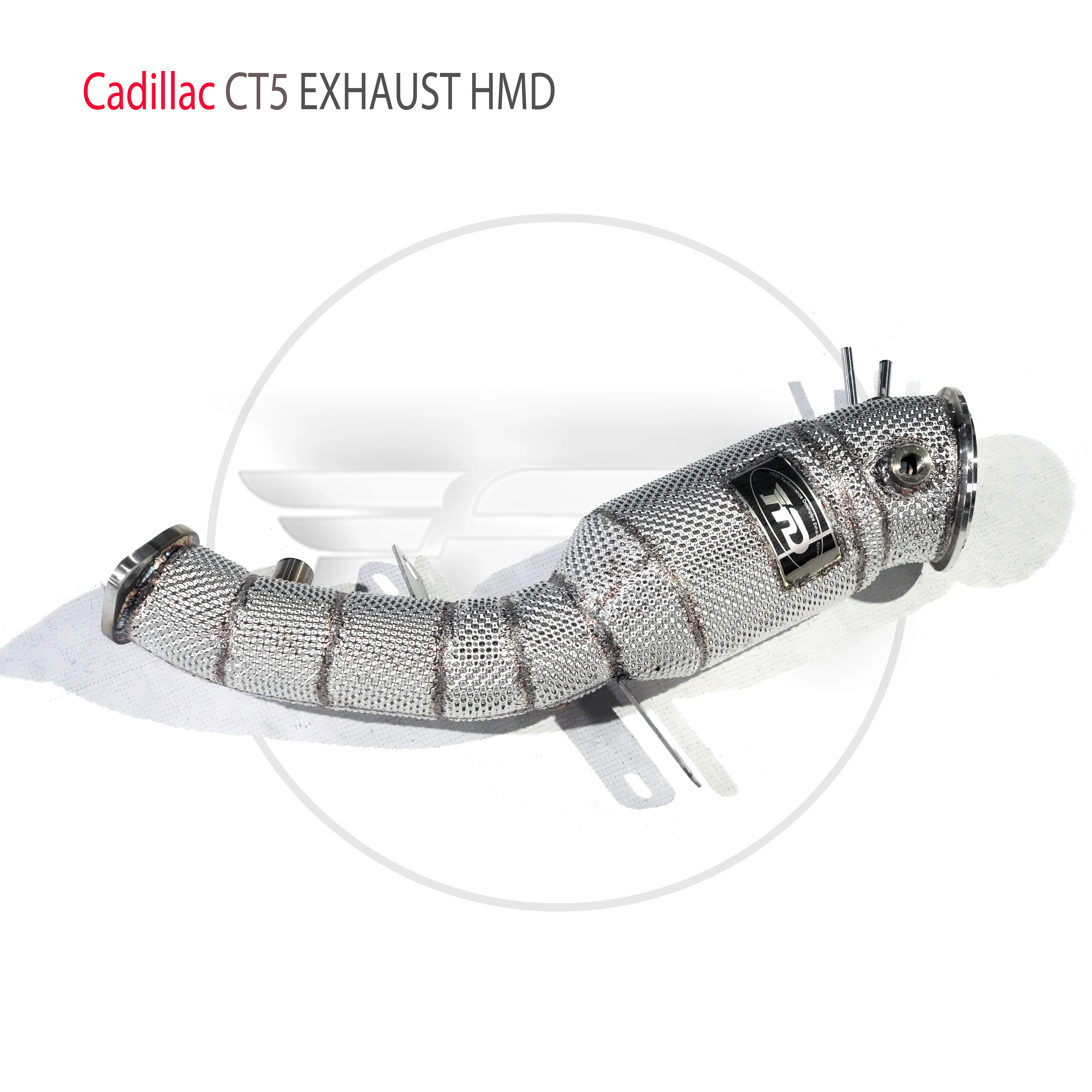 HMD Stainless Steel Exhaust Peformance Manifold Downpipe for Cadillac CT5 Car Accessories With Catalytic Converter Header