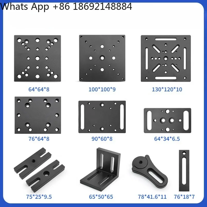 

Optical adapter plate Optical right angle block Displacement stage Adapter plate Aluminum alloy