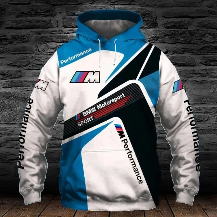 

Мотоциклетная мужская толстовка с капюшоном BMW на весну и осень, M Power Racing, костюм для спорта на открытом воздухе, повседневная мода