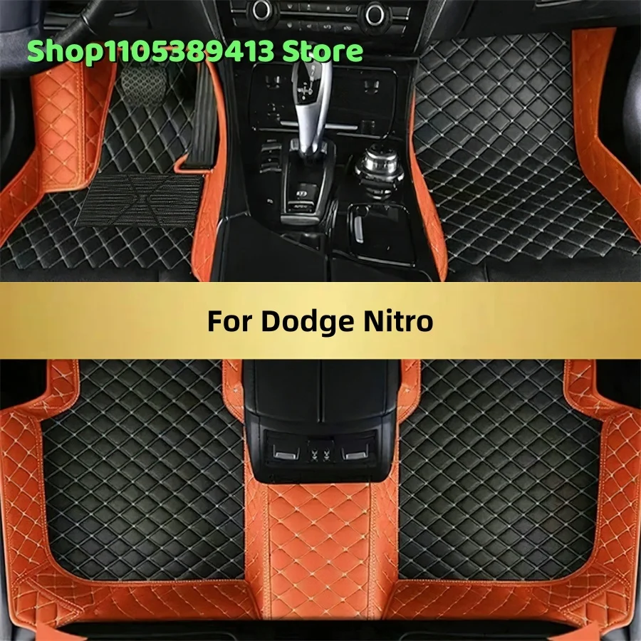 

Artificial Leather Custom Car Floor Mats For Dodge Nitro 2007 2008 2009 2010 2011 2012 Car Mat Accessories Mats Carpets Auto