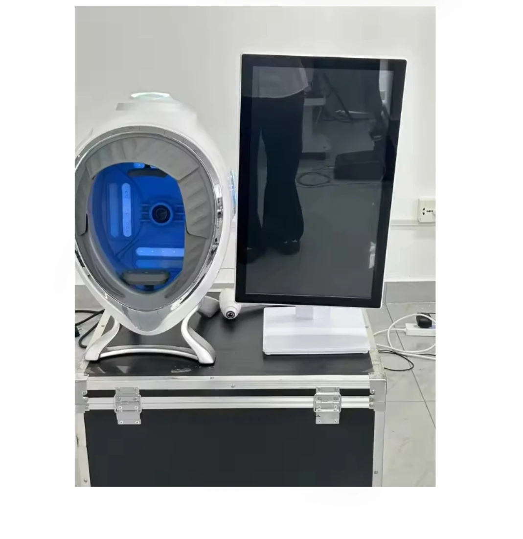 3D Skin Scanner face Analyzer Monitor device Magic Mirror Portable Tester English Detector Camera Test and Analysis hair removal