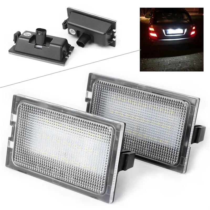 Exquisite License Plate Light LED License Plate Light Automotive For Land Rover Discovery Series 3 / LR3 4 / LR4 Freelander 2 Ca