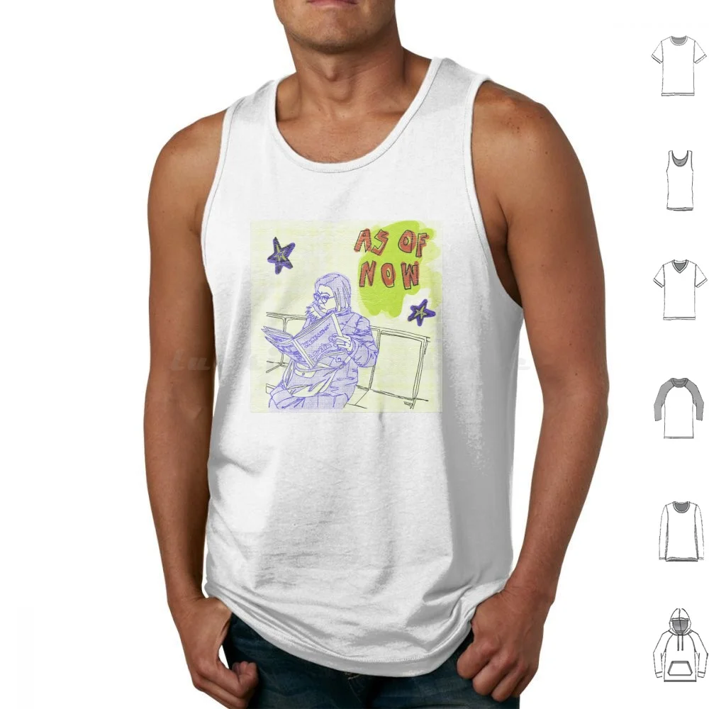 As Of Now Drawing Tank Tops Print Cotton Procreate Drawing New York