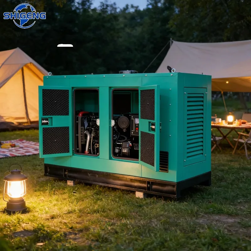 Super Silent Diesel Generators 30KW Industrial Genset Diesel Generator Set for Factory Construction Standby Power Supply Custom