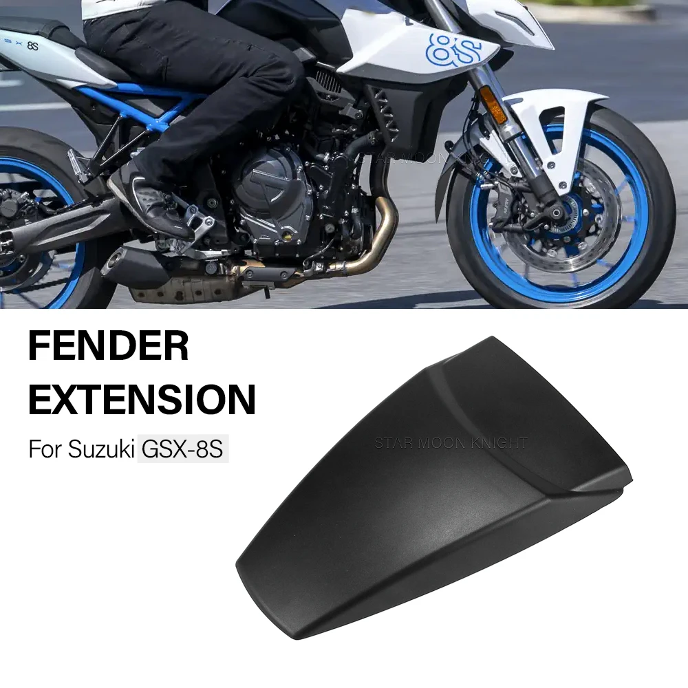 Motorcycle Accessories ABS Fender Extension For Suzuki GSX 8S GSX- 8S GSX8S Front Mudguard Extender