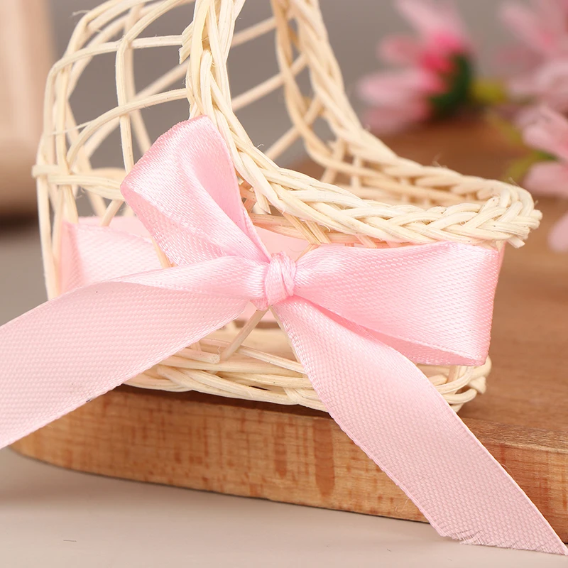 Akcesoria do domku dla lalek 1:12, meble do domku dla lalek, dekoracje do domku dla dzieci, miniaturowa drewniana kołyska, łóżeczko dla lalek, kołyska dla niemowląt.