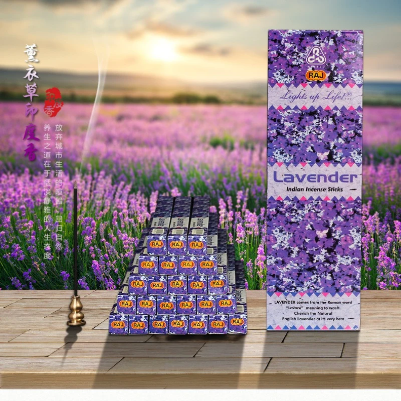 Palitos de incienso indio Nag Champa, incienso en barra de salvia blanca y lavanda, aromas tibetanos, fragancias para el hogar, productos aromáticos para el hogar